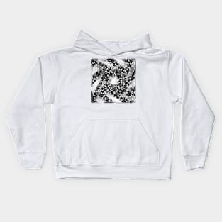 square spiral Kids Hoodie